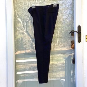 ANN TAYLOR black trouser pants straight leg, size 6P